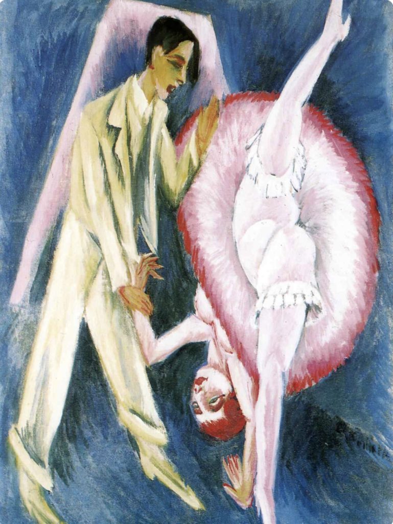 Couple de danseurs par Ernst Ludwig Kirchner