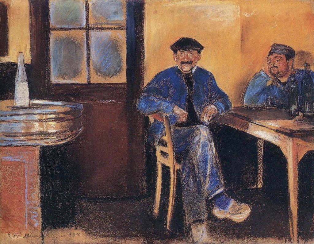 Taverne à Saint-Cloud par Edvard Munch