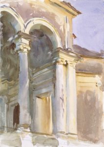 Villa Giulia, Rome par John Singer Sargent