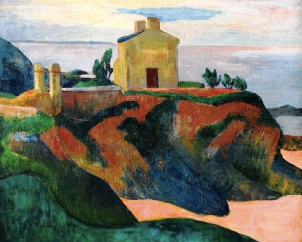 La maison du Pan-Du par Paul Gauguin