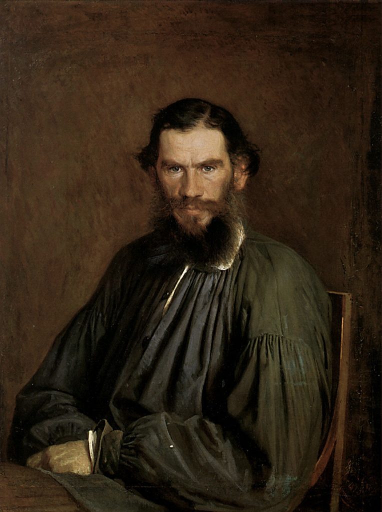 Portrait de Leon Tolstoï par Ivan Kramskoï 