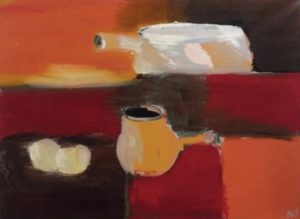 Nature morte au poêlon blanc par Nicolas de Staël