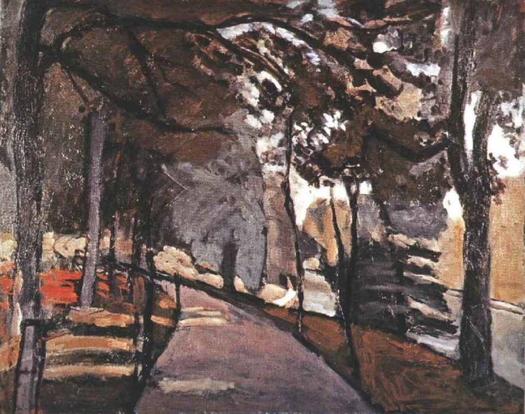 Allée dans le bois de Boulogne par Henri Matisse
