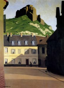 Le Château-Fort et la place des Andelys par Félix Vallotton