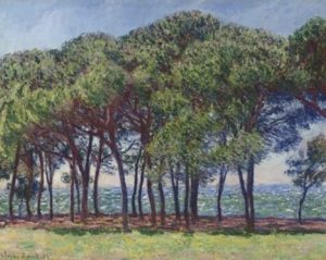 Pins, cap d’Antibes par Claude Monet