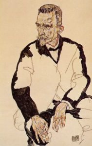 Portrait d’Heinrich Benesch par Egon Schiele
