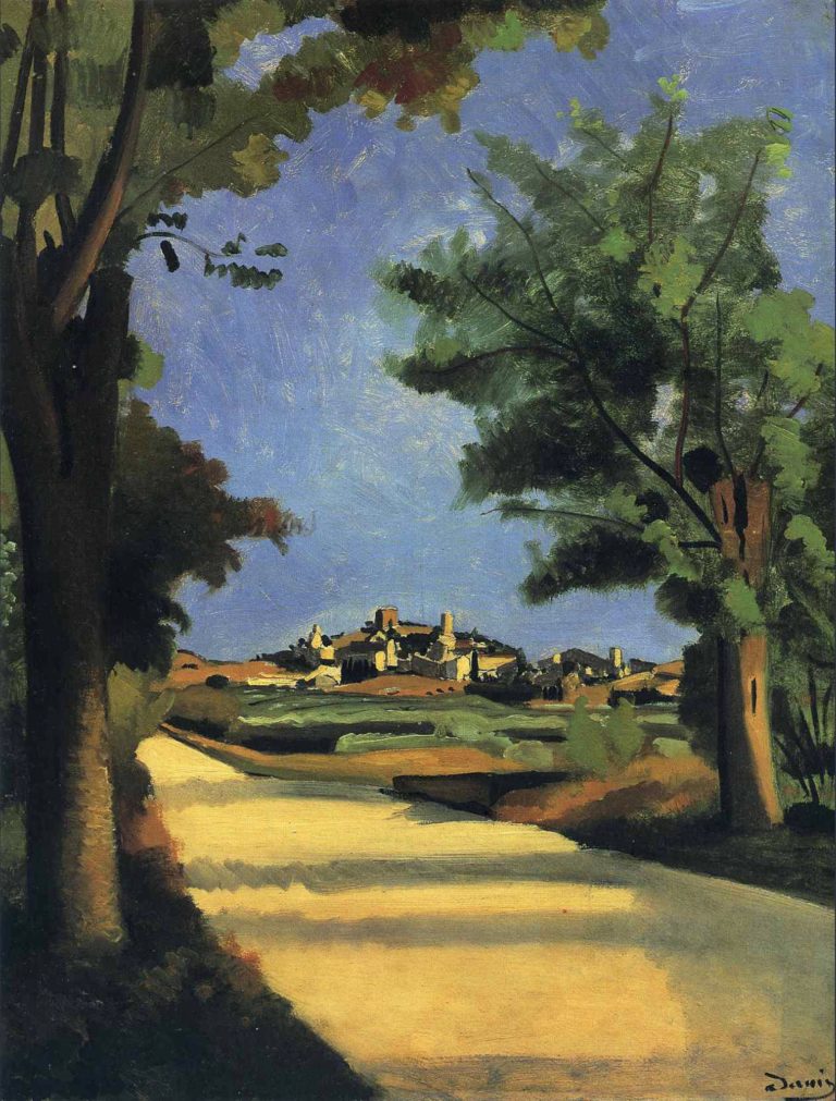 La Route d'Eygalières à Saint-Rémy-de-Provence par André Derain