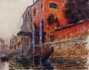 La maison rouge par Claude Monet