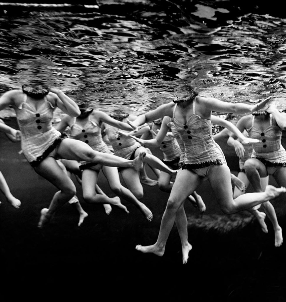 Aquacade en Floride par Philippe Halsman