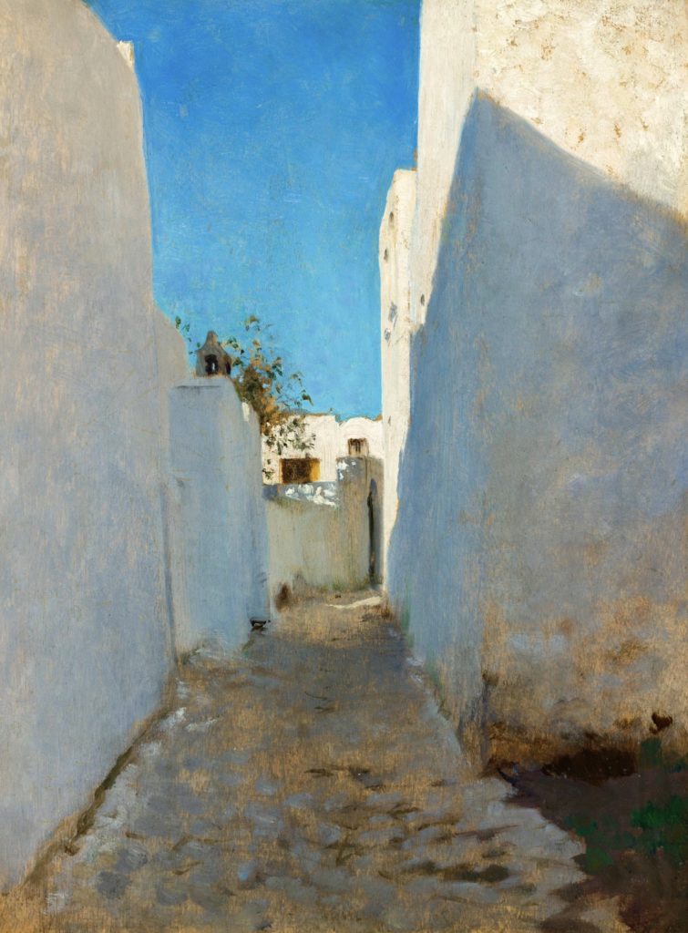Rue marocaine par John Singer Sargent 