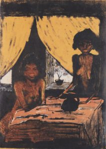 Deux e niants gitans par Otto Mueller