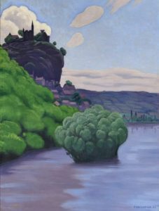 La Dordogne à Beynac par Félix Vallotton