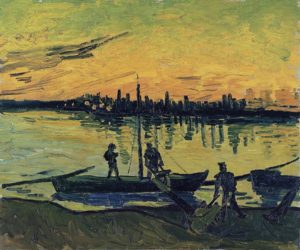 Les déchargeurs en Arles par Vincent Van Gogh