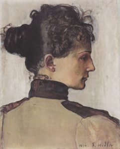 Portrait de Berthe Jacques par Ferdinand Hodler