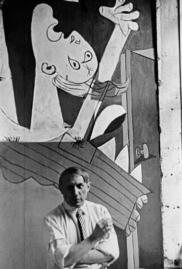 Pablo Picasso photographié en 1937 par David Seymour