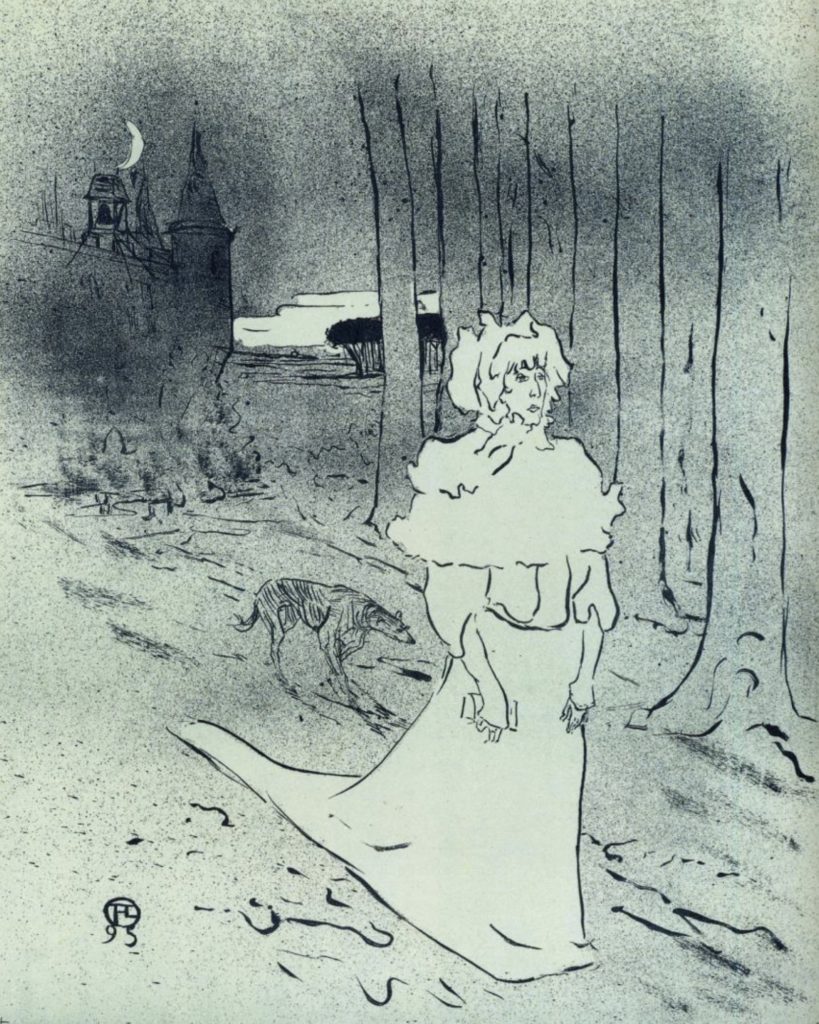 La Châteleine le Tocsin par Henri de Toulouse-Lautrec