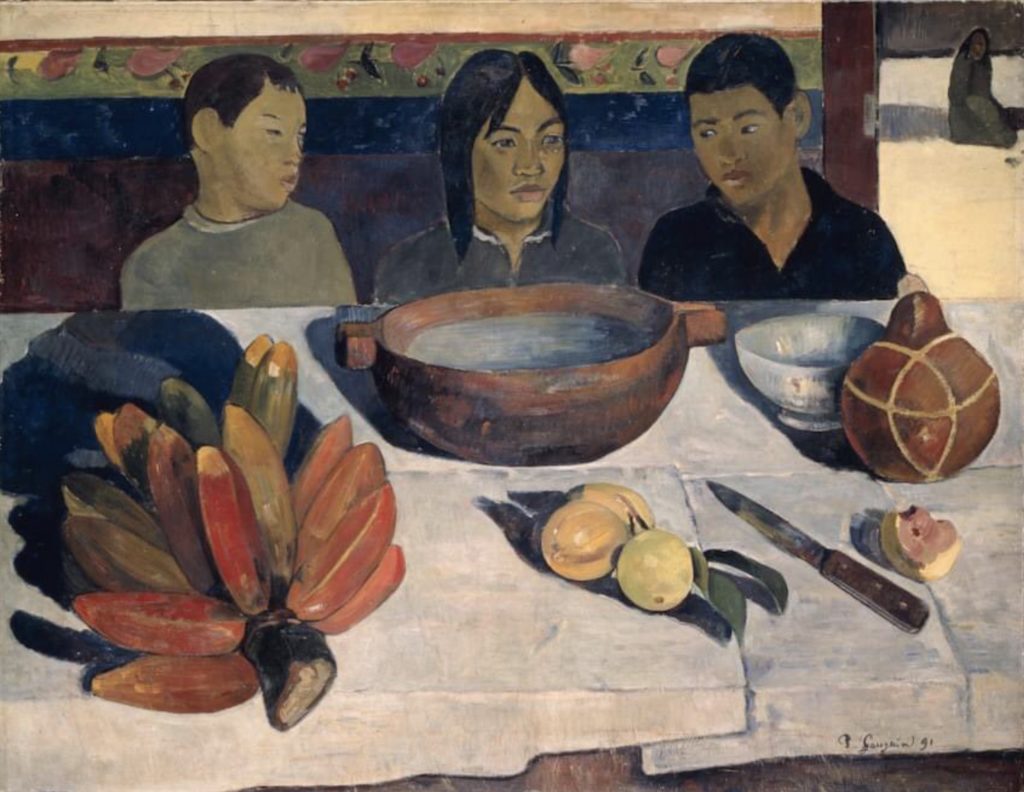 Le repas par Paul Gauguin
