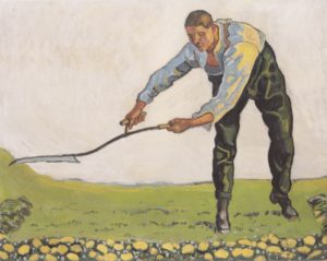 Le faucheur par Ferdinand Hodler