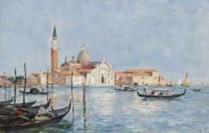 Église San Giorgio, Venise par Eugène Boudin
