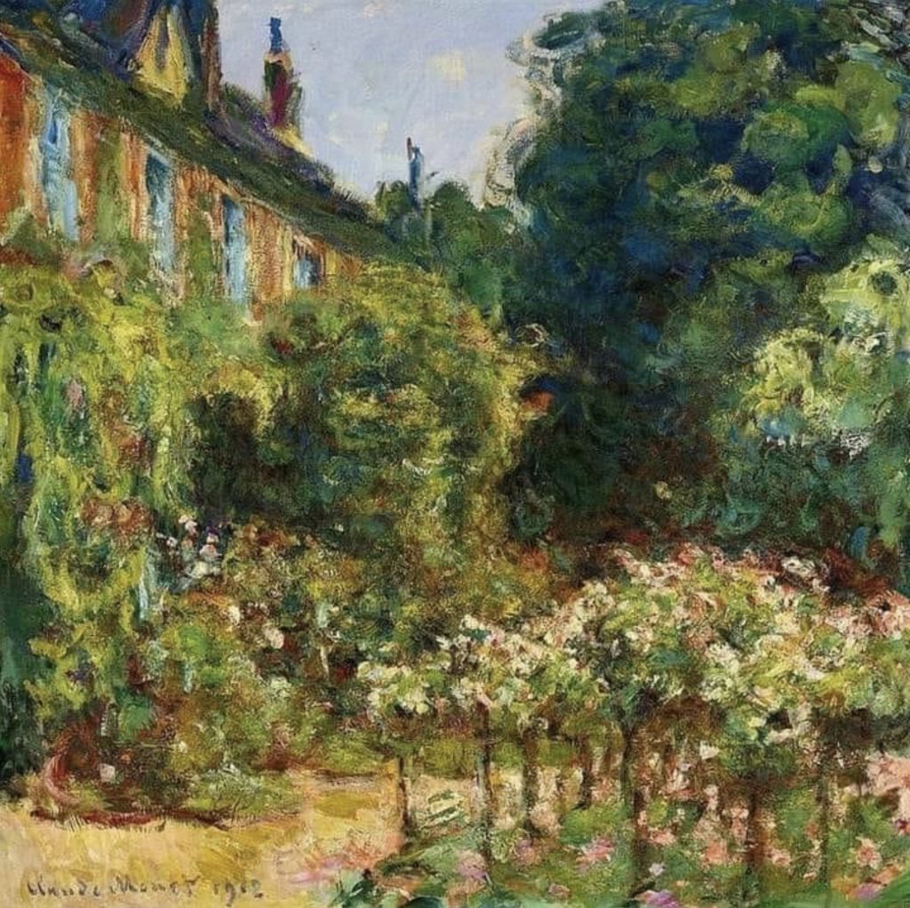 La maison de l’artiste à Giverny par Claude Monet