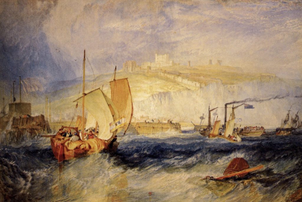 Dover castle by William Turner