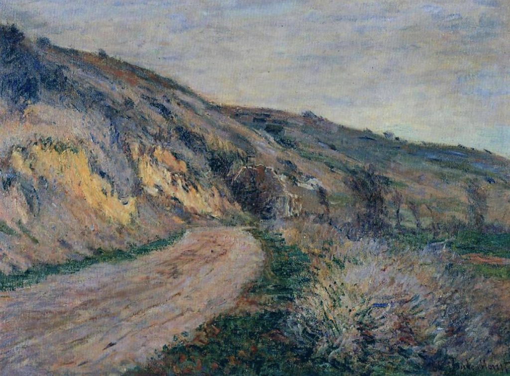 La route de Giverny par Claude Monet 
