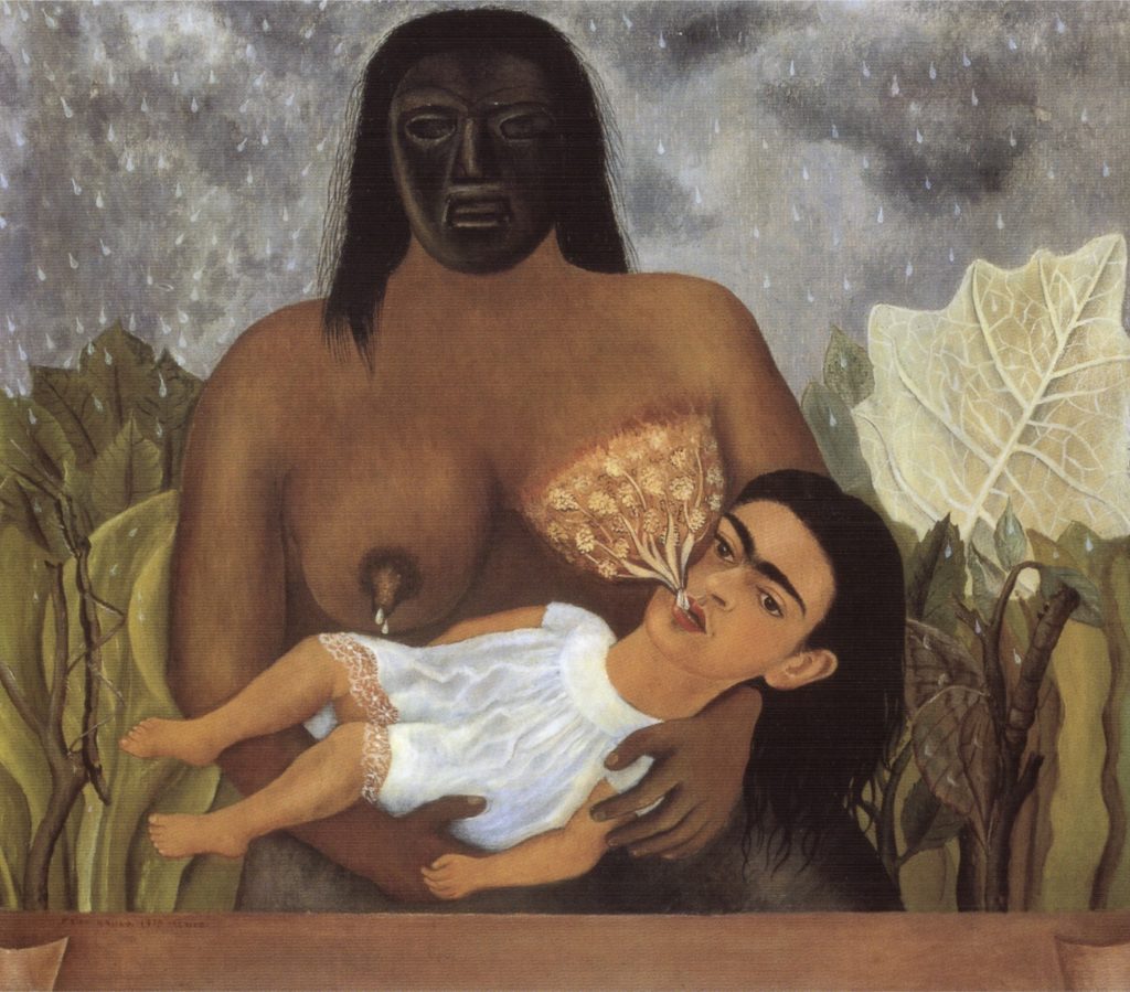 Ma nurse et moi par Frida Kahlo