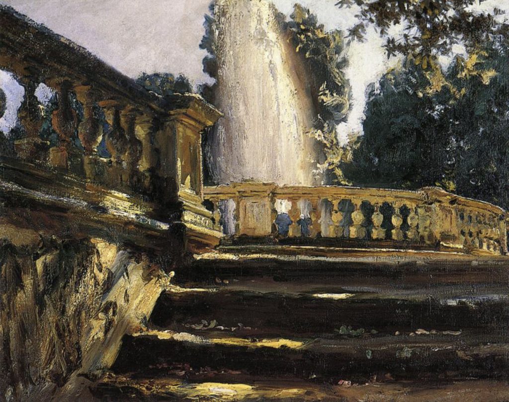 La fontaine de la Villa Torlonia par John Singer Sargent