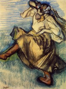 Danseuse russe par Edgar Degas