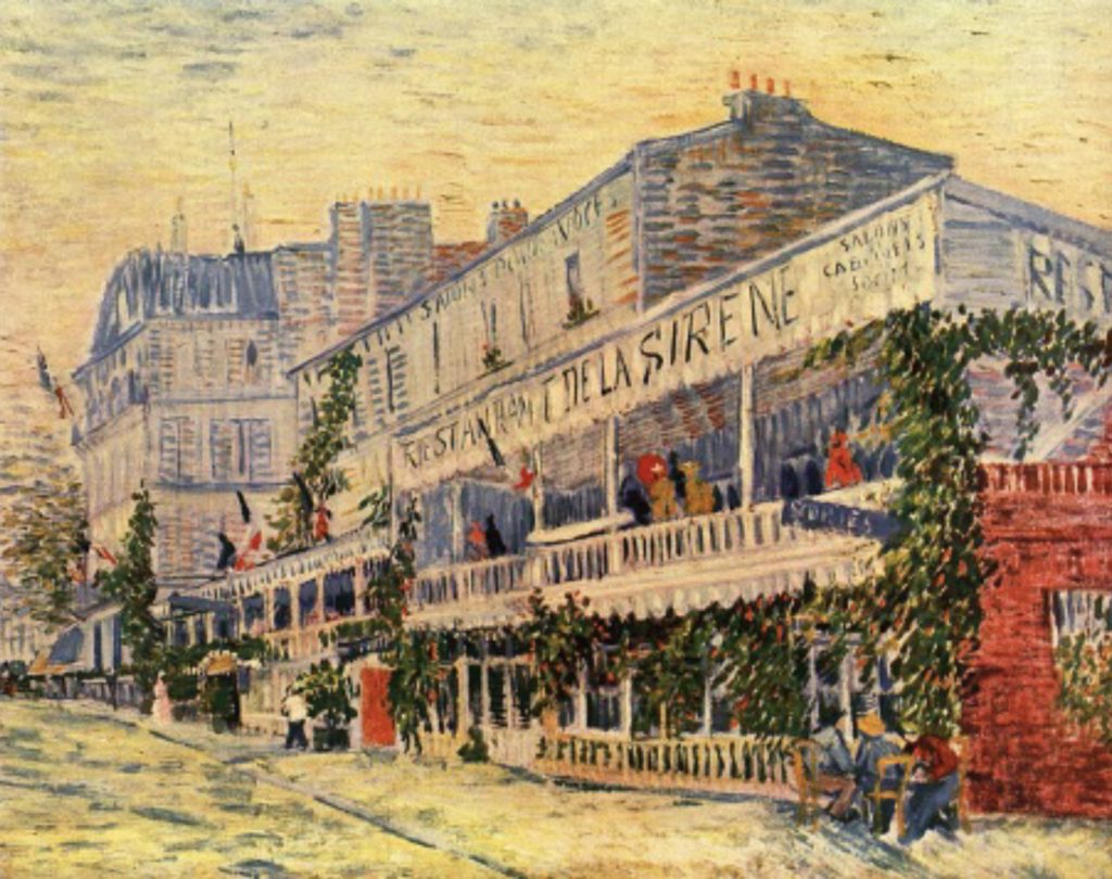 Restaurant de la Sirène par Vincent van Gogh 
