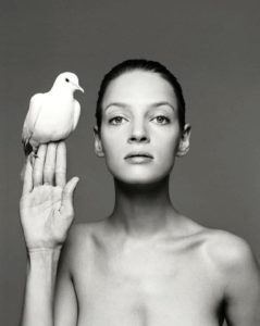 Uma Thurman photographiée par Richard Avedon