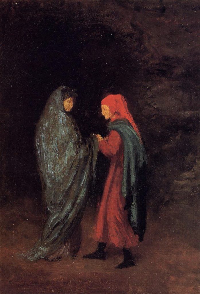 Dante et Virgile à l’entrée de l’enfer par Edgar Degas