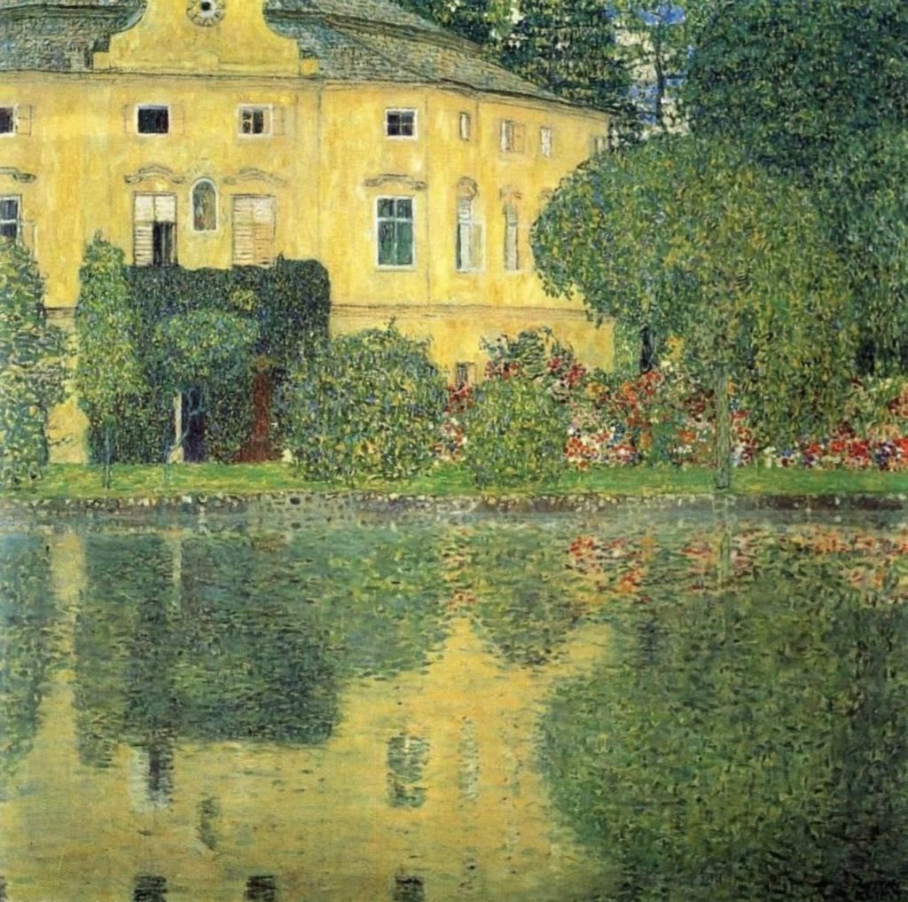 Maison sur l’Attersee par Gustav Klimt