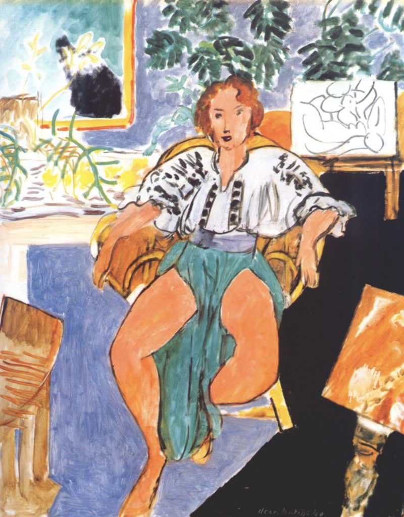 Danseuse au repos par Henri Matisse 