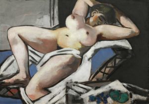 Nu couché par Max Beckmann