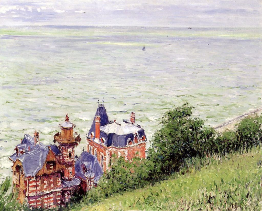 Villas à Trouville par Gustave Caillebotte