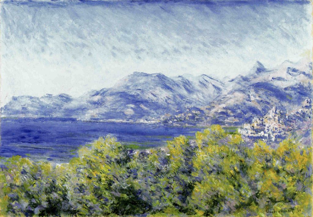 Vue de Vintimille par Claude Monet
