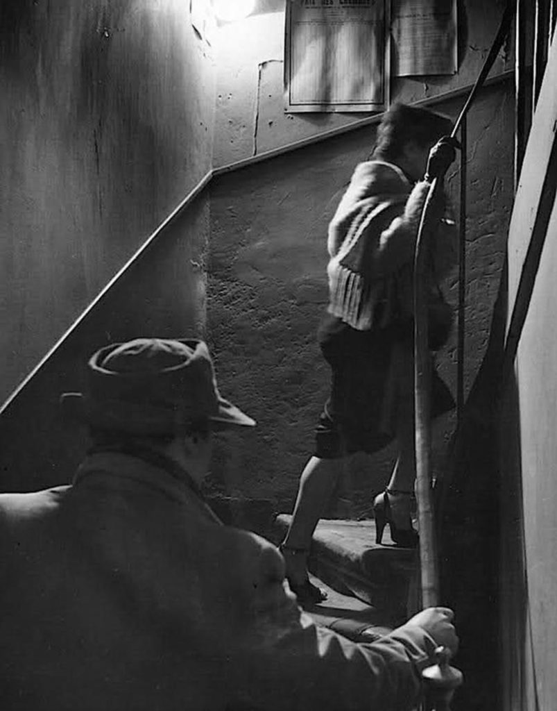 L’escalier par Robert Doisneau