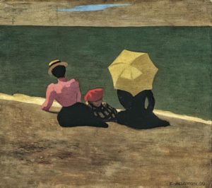 Sur la plage par Félix Vallotton