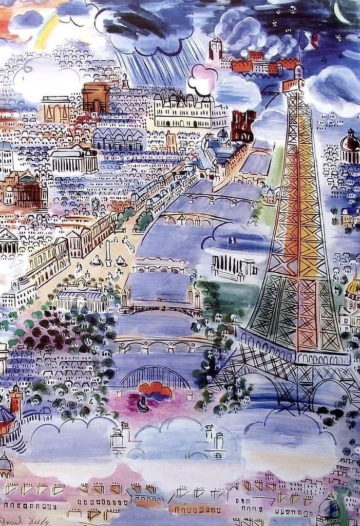 Paris et la Tour Eiffel par Raoul Dufy