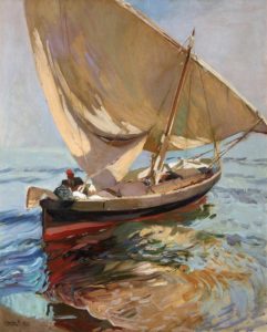 Départ en mer, Valence par Joaquín Sorolla y Bastida