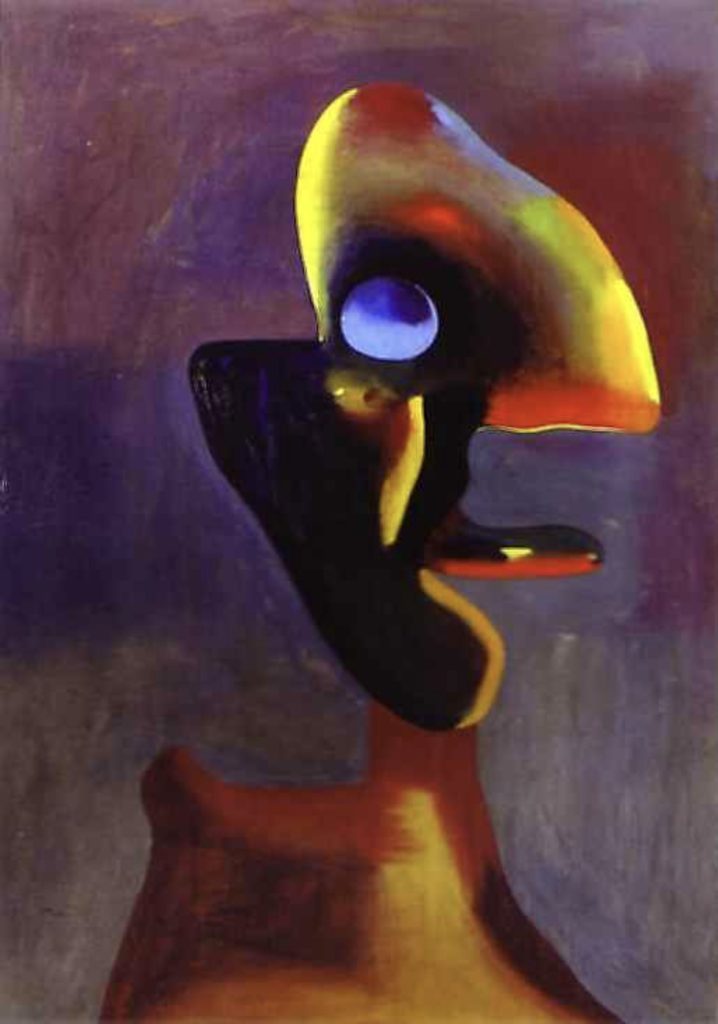 Tête d’homme par Joan Miró