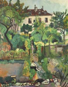 Le jardin de la rue Cortot à Montmartre par Suzanne Valadon