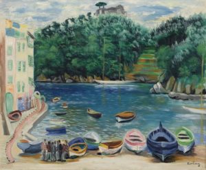 Port de Portofino par Moïse Kisling