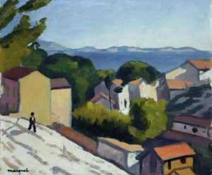 La route de l’Estaque par Albert Marquet