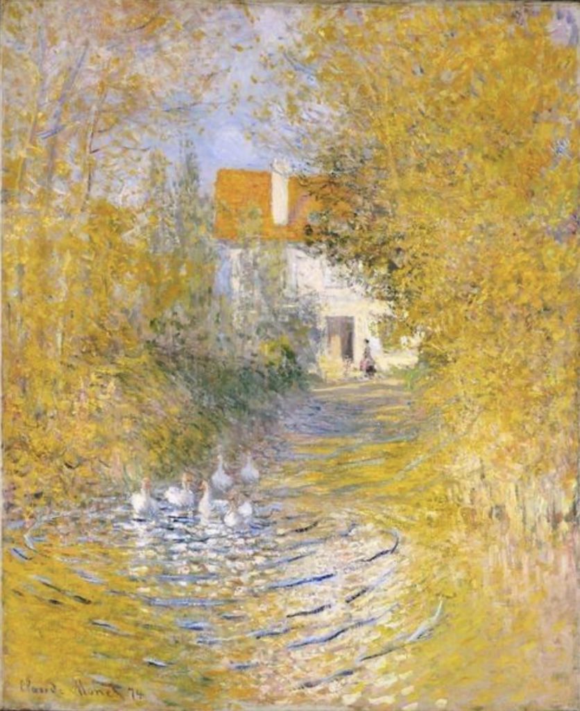 L’étang aux canards de Claude Monet