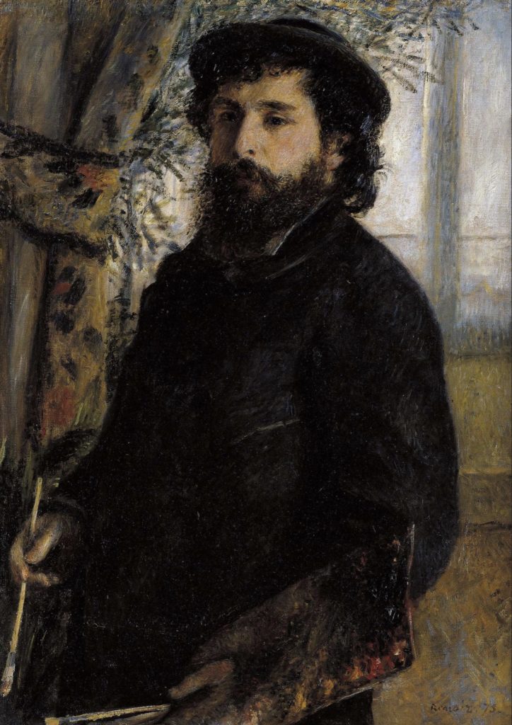 Portrait de Claude Monet par Auguste Renoir