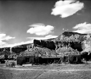 Ranch de Georgia O’Keeffe par Philippe Halsman
