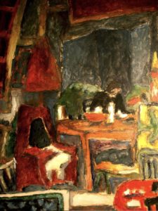 La table orange par Olivier Fréchet