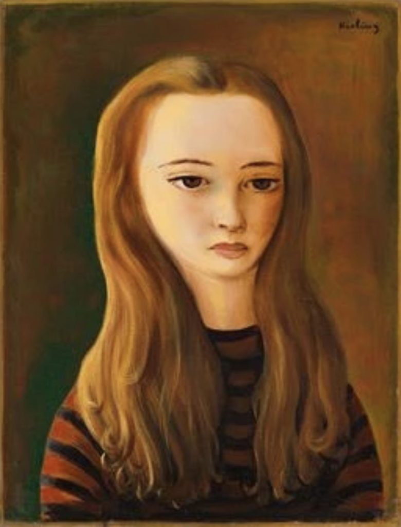 Portrait de Michèle Morgan par Moïse Kisling